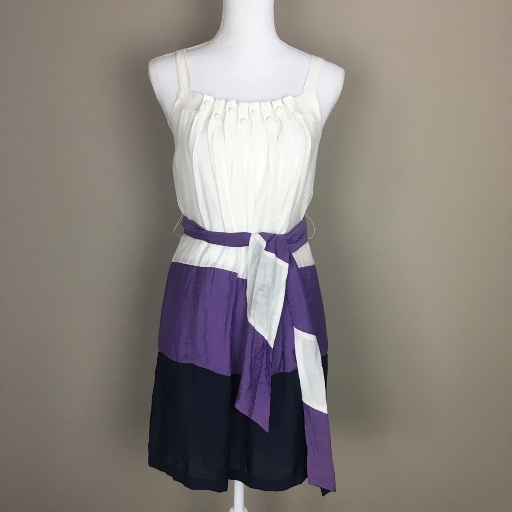 Ya Los Angeles Sleeveless Colorblock Dress Medium